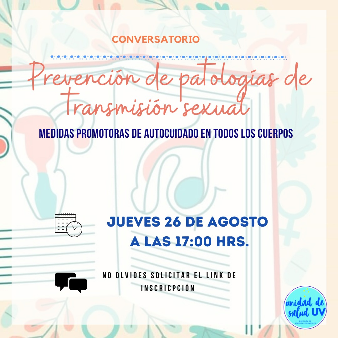 Conversatorio sobre prevención de patologías de transmisión sexual: medidas promotoras de  autocuidado en todos los cuerpos
